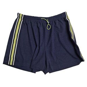 St Johns Bay Shorts Athletic Drawstring Womens Large Blue Green